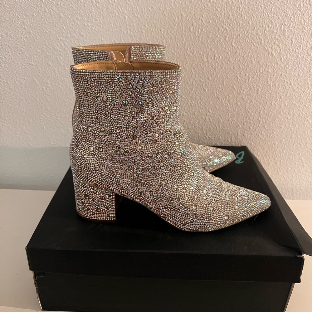 Betsy Johnson Sparkle Boots Women’s 7.5